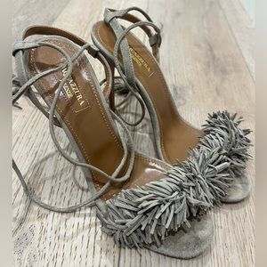 Aquazurra Wild Thing 105 Suede Heal